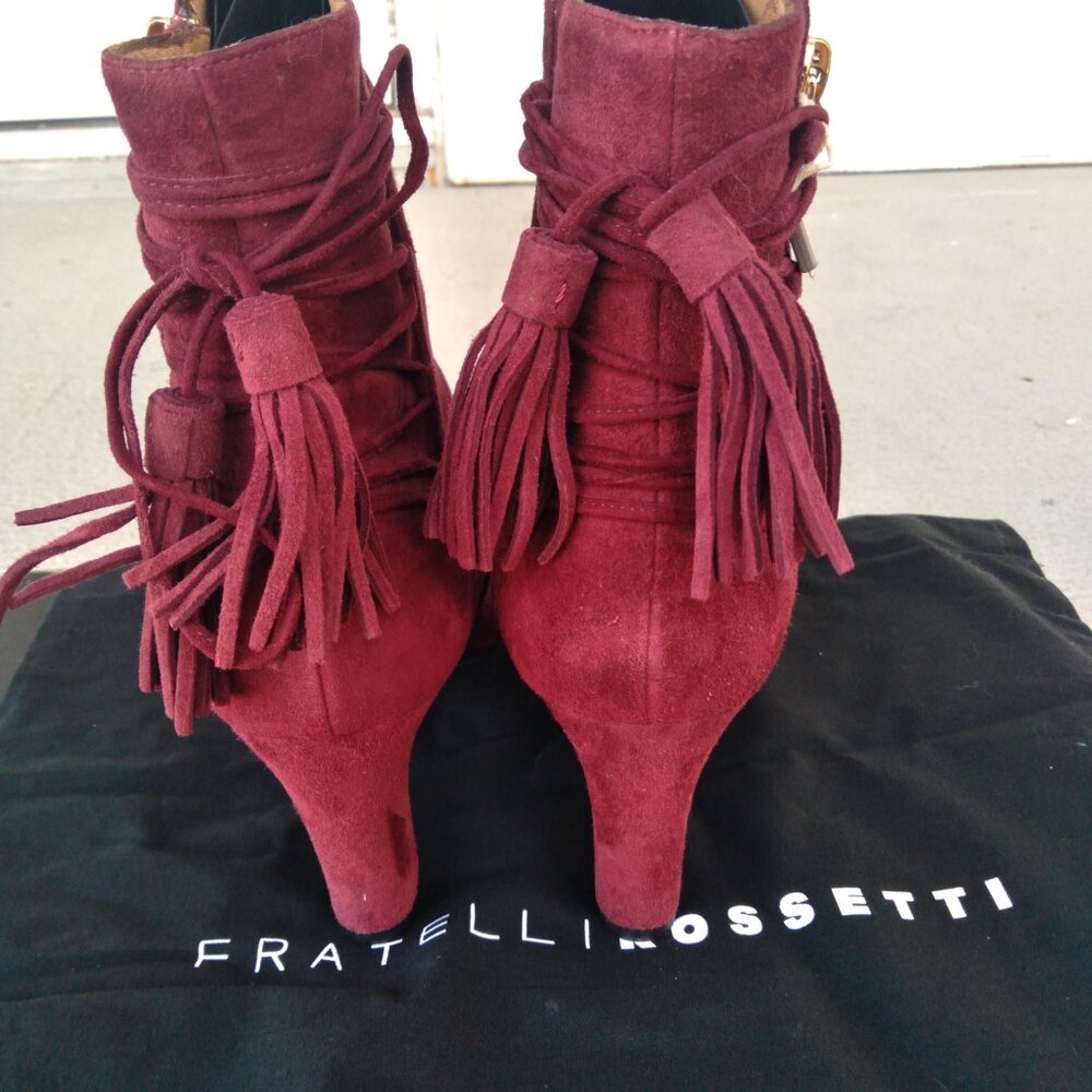 Fratelli Rossetti Suede Corset Boots - Picture 3 of 4